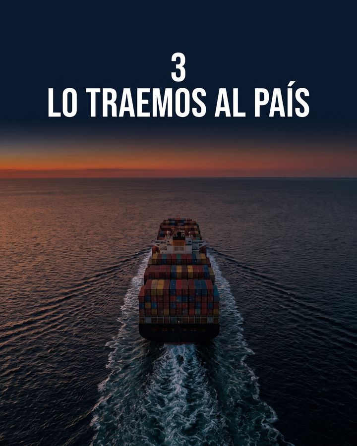 Paso 3: lo traemos al país